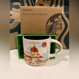 Starbucks Florence Italy Been There You Are Here Series Coffee Mug 14oz NIB